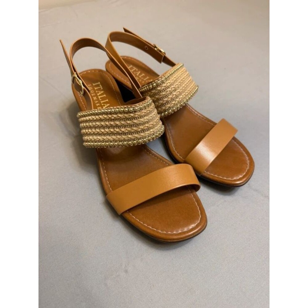 Italian Leather Heeled Sandals